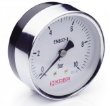 KOER Манометр аксиальный KM.611A (0-10 бар)