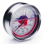 KOER Термоманометр аксиальный KM.812A (0-6 бар)