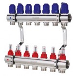 KOER Коллекторный блок с расходомерами KOER KR.1110-07 1”x7 WAYS (KR2644)