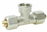 APE Обжимной PEX-тройник APE 16x1/2" ВР