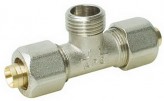 APE Обжимной PEX-тройник APE 16x1/2" НР