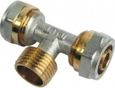 KOER Обжимной тройник WaterPRO Master 20х1/2" НРх20