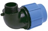 Unisera Компрессионное колено с наружней резьбой Unisera DN 25х1/2"