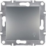 Schneider Electric Выключатель кнопочный симв. "Свет" Schneider Asfora Plus сталь (EPH0900162)