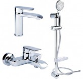 Bianchi Набор смесителей + душевая стойка Bianchi Joy KITJOY2021#SMCRM (KITJOY 2021SA)