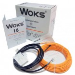 Woks Тепла підлога Woks-18 | Кабель під плитку 68м/1220Вт