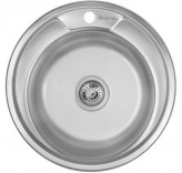 Imperial Мойка из нержавейки Imperial 490-A (0,6мм) Polish 160 mm