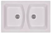 Fosto Гранітне миття Fosto 79x50 SGA-203 (завірюха) подвійне