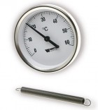 Watts Термометр накладной Watts F+R810 TCM (TAB 80/120 D-80mm 0-120°C)