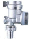 Gross Конечный элемент коллектора с автоматическим клапаном Gross 1" (угловой)
