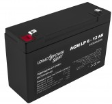 Logicpower Акумуляторна батарея LogicPower AGM LP 6-12 AH SILVER