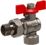 Arco Угловой шаровый кран с американкой Arco SENA 3/4" НВ (бабочка)