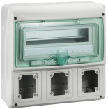 Schneider Electric Навесной электрощит Schneider Electric Kaedra 12 модулей + 3 отв. (13180)