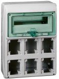 Schneider Electric Навесной электрощит Schneider Electric Kaedra 12 модулей + 6 отв. (13181)