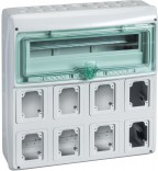 Schneider Electric Навесной электрощит Schneider Electric Kaedra 18 модулей + 8 отв. (13182)