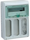 Schneider Electric Навесной электрощит Schneider Electric Kaedra 12 модулей + 3 отв. (13187)