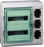 Schneider Electric Навесной электрощит Schneider Electric Kaedra 24 мод. + 3 отв. с интерф.(13991)