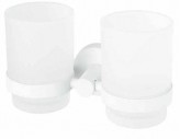 Haceka Стакан для зубных щеток Haceka Kosmos White (1145587) двойной