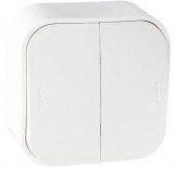 Legrand Выключатель 2-клавишный IP20 Legrand Forix 782402 белый