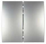 Schneider Electric Переключатель 2-клавишный Schneider Unica (MGU3.213.30) алюминий