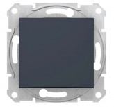 Schneider Electric Выключатель кнопка Schneider Sedna (SDN0700170) графит