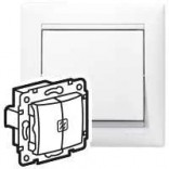 Legrand Выключатель 2-клавишный с двумя индикаторами Legrand Valena 774213 белый