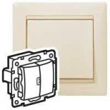 Legrand Выключатель 2-клавишный с индикацией Legrand Valena 774345 белый