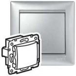 Legrand Выключатель кнопочный Legrand Valena 770111 алюминий
