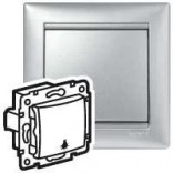 Legrand Выключатель кнопочный Legrand Valena 770112 алюминий "лампа"