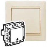 Legrand Выключатель кнопочный Legrand Valena 774312 слоновая кость "лампа"