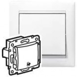 Legrand Выключатель кнопочный Legrand Valena 774216 белый "звонок"