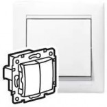 Legrand Выключатель 2-клавишный перекидной Legrand Valena 774218 белый