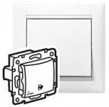 Legrand Выключатель кнопочный IP 44 Legrand Valena 770099 белый "звонок"