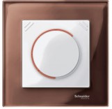 Merten Рамка для розетки 1-пост. M-ELEGANCE Schneider Merten (MTN4010-3215) махагон