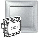 Legrand Вимикач для готельних номерів – стандарт Legrand Valena 770234 алюміній