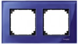 Merten Рамка для розетки 2 пост. M-ELEGANCE Schneider Merten (MTN4020-3278) сапфір