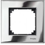 Merten Рамка для розетки 1-пост. M-ELEGANCE Schneider Merten (MTN403139) хром
