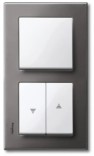 Merten ����� ������� 2-� ������ (�����������) M-ELEGANCE Schneider Merten (MTN403214) ����
