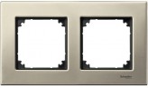 Merten Рамка для розетки 2-пост. M-ELEGANCE Schneider Merten (MTN403205) титан