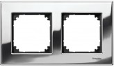 Merten Рамка для розетки 2-пост. M-ELEGANCE Schneider Merten (MTN403239) хром