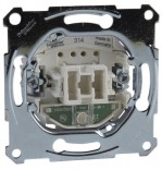 Merten Механизм кнопочного выключателя 1-пол.(подсветка) Schneider Merten (MTN3160-0000)