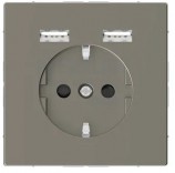 Merten ������� Schuko � 2 USB 2,4 A  SD Schneider Merten (MTN2366-6050) ������