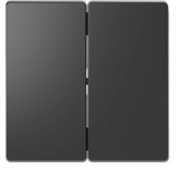 Merten Клавиша двойная D-Life Schneider Merten (MTN3400-6034) антрацит
