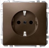 Merten Розетка (із заземленням) SCHUKO Schneider Merten (MTN2300-4015) коричневий