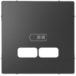 Merten Панель USB D-Life Schneider Merten (MTN4367-6034) антрацит