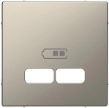 Merten Панель USB D-Life Schneider Merten (MTN4367-6050) никель