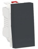 Schneider Electric Выключатель 1-клавишн. 10А 1-модульн. Schneider Unica New (NU310654) антрацит