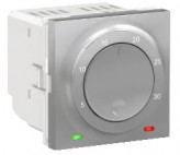 Schneider Electric Термостат комнатный датчик для теплого пола 8А Schneider Unica New (NU350130) алюминий