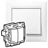 Legrand Переключатель на 2 направления 2-клавишный IP44 Legrand Valena 770098 белый