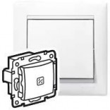 Legrand Переключатель на 2 направления с подсветкой Legrand Valena 774203 белый